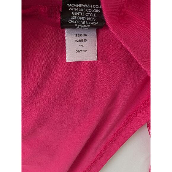 Torrid Super Soft Knit Pink Sheer Polka-dot‎ Long Sleeves Sz 4X Soft Lightweight - Picture 7 of 9